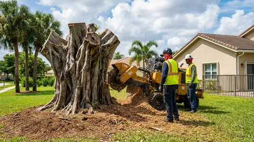 Florida Stump Grinding service project