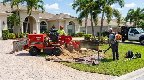 Florida Stump Grinding service project
