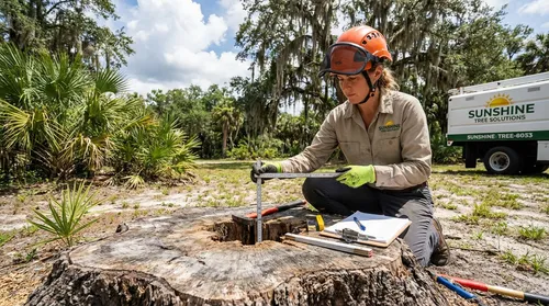 Florida Stump Grinding service project